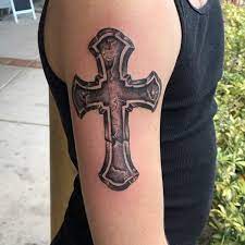 Get this sheet from raw af, grab a friend, choose your favorite designs and rush to a tattoo studio right now! 225 Best Cross Tattoo Designs With Meanings