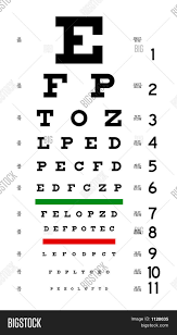 Eye Chart 1 Image Photo Free Trial Bigstock