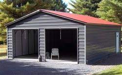 The 24x36 Vertical Roof A Frame Metal Garage Is Delivered And Installed On Your Level Land Metal Garages Metal Garage Buildings Garage Door Design