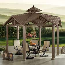 With proper maintenance, hardtops are resilient to the. Member S Mark Villatic Hardtop Gazebo Sam S Club