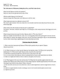 Identify key opportunities to engage students in academic discourse. English Krug The Odyssey Part 1 Answer Key By Jamie Charter