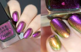 Obelisk is a multichrome polish that shifts between shades of green, blue, and purple. Glitterfingersss In English Live Love Polish The Scarab Collection