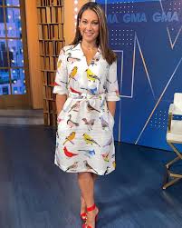 Lesley Evers | Ginger Zee from Good Morning America wore our Madison Bird  dress today with the Cookie Monster. Apparently she has taken up birding.  So... | Instagram