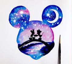 See This Instagram Photo By Aishaaaaah Watercolor Disney Disney Paintings Disney Art