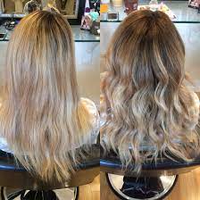 Before And After By Me Reverse Ombre With A Darker Root For A Low Maintenance Color I Also Did A F Blonde Hair Makeup Short Hair Balayage Balayage Hair Ash