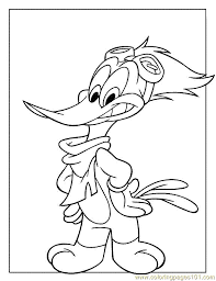 Our daffy duck coloring pages in this category are 100% free to print, and we'll never charge you for using, downloading, sending, or sharing them. Woody01 Coloring Page For Kids Free Daffy Duck Printable Coloring Pages Online For Kids Coloringpages101 Com Coloring Pages For Kids