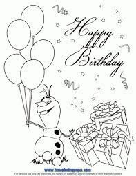 Grab some crayons and have fun coloring any one of these 1000 free disney coloring pages. Free Printable Frozen Happy Birthday Coloring Pages Novocom Top