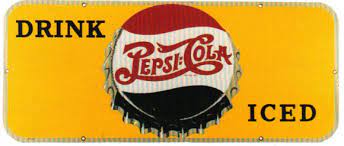 Drink Pepsi Cola Porcelain Sign Porcelain Signs Pepsi Cola Porcelain Signs Pepsi Bottle Cap