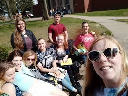 On April 12, Miss Cunningham's Advanced Art class attended the MADfest at  West Liberty University. This annual festival is a competition of different  media's of art for high school students in West