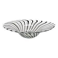 Vintage Dino Martens Art Glass Black White Clear Caned Swirl Centerpiece Bowl In 2020 Glass Art Broken Glass Art Sea Glass Art