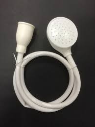 Bathroom Handheld Shower Spray Bath Toilet Rubber Water Hose Faucet 117cm Pet Water Hose Hand Held Shower Faucet