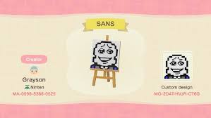 Find roblox id for track nani!!! Sans Lancer Face Design Id Sorry The Face Isn T Perfect Since There S So Much Limited Space Animalcrossing