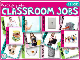 Real Life Stock Photos Classroom Job Display 21 Jobs Included Classroom Jobs Classroom Job Chart Classroom Jobs Display