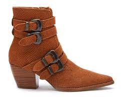 Harvey Leather Booties Tan