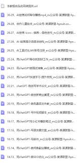 黄豆奶爸-ChatGPT大师班从入门到精通（价值1199）_泓优网络