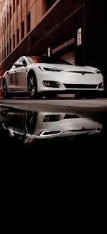 White Tesla In 2020 Tesla Tesla Car Wallpaper
