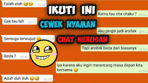 Contoh chat pdkt dengan wanita lewat facebook #2. Chat Gebetan Biar Gak Bosen Biar Nyaman Ketawa Baper Youtube
