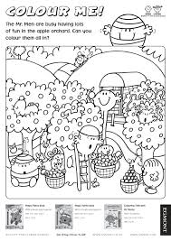 Rude, little miss whoops and little miss bad. Mr Men Colouring Scholastic Kids Club