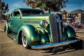 1936 Plymouth Coupe Bo Huff S Huffarama 2015 Ontario Ca Rockabilly Cars Classic Cars Trucks Classic Car Garage