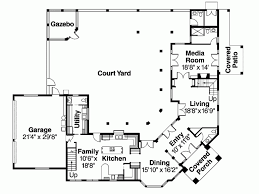 Plan 42828mj spanish courtyard home plan. Eplans Mediterranean House Plan Grand Mediterranean Home With Center Courtyard 3405 Square Courtyard House Plans Mediterranean House Plans Pool House Plans