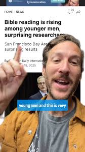 Bible reading rising among young men!
