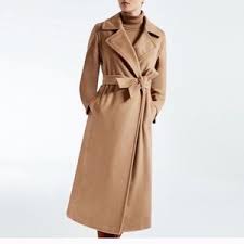 The oversized flap pockets at the sides also provide structure. Maxmara Jackets Coats Max Mara Maxmara Camel Hair Manuela Wrap Coat Poshmark