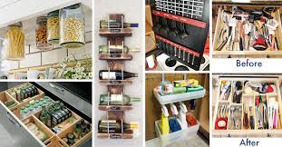 Hanging cookware on a rack suspended from the ceiling will free up a cabinet or two, and it will add more style to your kitchen. 45 Small Kitchen Organization And Diy Storage Ideas Cute Diy Projects