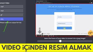 Videodan Fotograf Alma Video Icinden Resim Alma Youtube