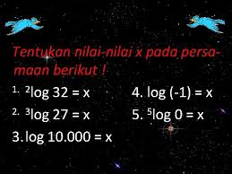 Sebenarnya saya mencari bentuk alternatif pertanyaannya yang menghasilkan jawaban yang indah. Logaritma Adalah Operasi Matematika Yang Merupakan Kebalikan Dari