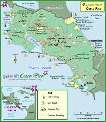 Costa rica map by googlemaps engine: Costa Rica Map Costa Rica Go Visit Costa Rica