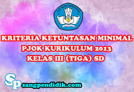 Maybe you would like to learn more about one of these? Kkm Pjok Kurikulum 2013 Kelas Iii Sd Sang Pendidik