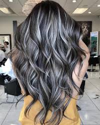 Enjoy this video as i transform her hair from virgin to smokey silver! 60 Ideas Of Gray And Silver Highlights On Brown Hair
