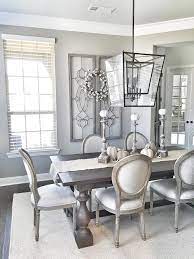 Get the best deals on grey dining tables. Farmhouse Dining Room As You Enter In To The Home The Formal Dining Is The First Room You Farmhouse Dining Rooms Decor Farmhouse Dining Room Chic Dining Room