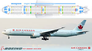 Air Canada Boeing 777 300er 3 Class Route Map International Airlines Travel Posters