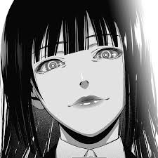 Black And White Anime Profile Picture Meme Yumeko Jabami Messy Layouts ƪ Reblog Like Requests Closed In 2020 Anime Icons Dark Anime Manga Anime