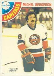 Bergeron coached the quebec nordiques from 1980 to 1987. Michel Bergeron Hockey Cards