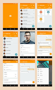 * know your target customer's as if they are kids so ui should be very simple. Chatting App Material Design Template On Behance