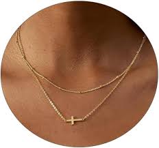 Collier Croix Latérale