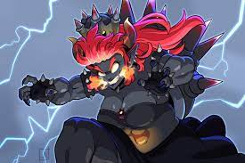 bowsette and fury bowsette (mario and 2 more) drawn by aaron_schmit |  Danbooru