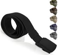PIQSTORE Cinturon Tactico Hombre Ajustable hecho de Correa de Nylon -  Cinturón Militar con Hebilla de Plástico - Cinturon Tela Transpirable. ...