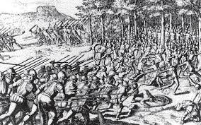 Esta batalla ocurrió en el contexto de la primera etapa de la guerra de arauco , denominada guerra. Pedro De Valdivia 1497 1553