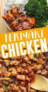 Teriyaki Chicken Rice Bowl Modernmealmakeover Chicken Teriyaki Recipe Easy Chicken Recipes Chicken Dinner Recipes