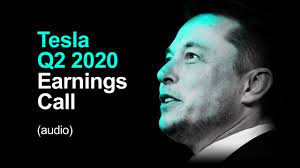 Jul 13, 2021 · tesla inc. Tesla Q2 2020 Earnings Call Audio Youtube