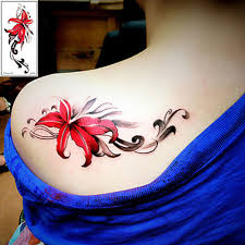 What is more romantic than a tattoo? 3 Pcs Tattoo Stickers Temporary Tattoos Flower Series Romantic Series Smooth Sticker Safety Body Arts Body Arm Shoulder 06828247 Buy Online In Luxembourg At Luxembourg Desertcart Com Productid 83236935