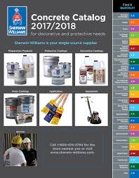 Sherwin Williams Concrete Catalog 2017 2018 By Sherwin