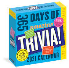 Amazon Com 365 Days Of Amazing Trivia Page A Day Calendar 2021 9781523508426 Workman Calendars Books How many days will there be in february 2000? workman