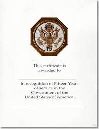 We embrace duke university's commitment to community service and lifelong learning through our collaborative work with academic and Opm Federal Career Service Award Certificates Wps 103 A Fifteen Year Bronze 8 1 2 X 11 Package Of 25 U S Government Bookstore