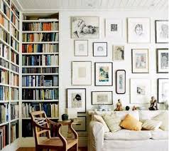 Pencil Drawing Gallery Book Shelves White Room Neutral Colour Scheme Home Libraries Home Home Library