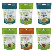 Lot Decouverte Des Graines A Germer Mucilagineuses Germline Graines Germees Graine Aliments Sans Gluten