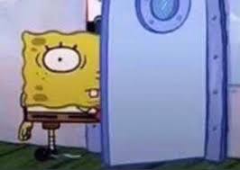 Spongebob squarepants is the center of many viral memes, including evil patrick, mocking spongebob, and krusty krab vs. Big Eye Through The Door And Spongebob Image 7825699 On Favim Com